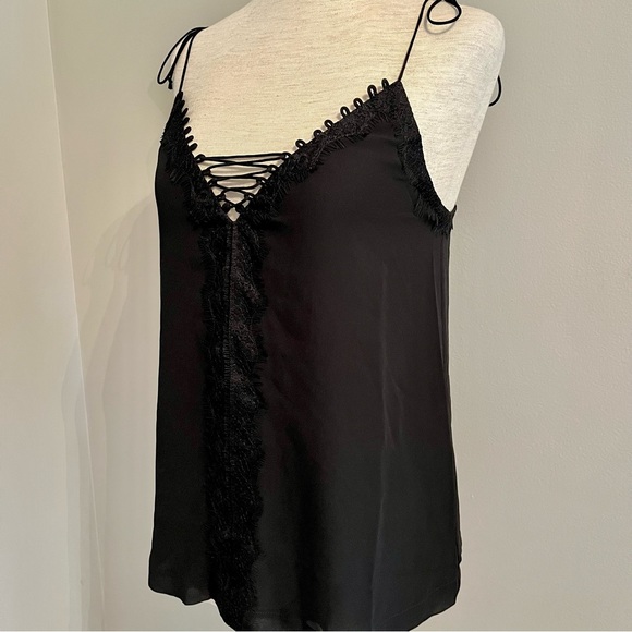🖤 NWT 7 For All Mankind Lace-Up Top – Size XS - Picture 5 of 7